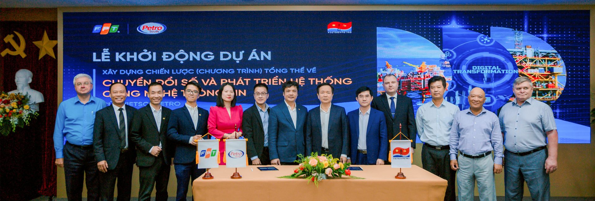 Project signing: Strategy development for digital transformation at Vietsovpetro