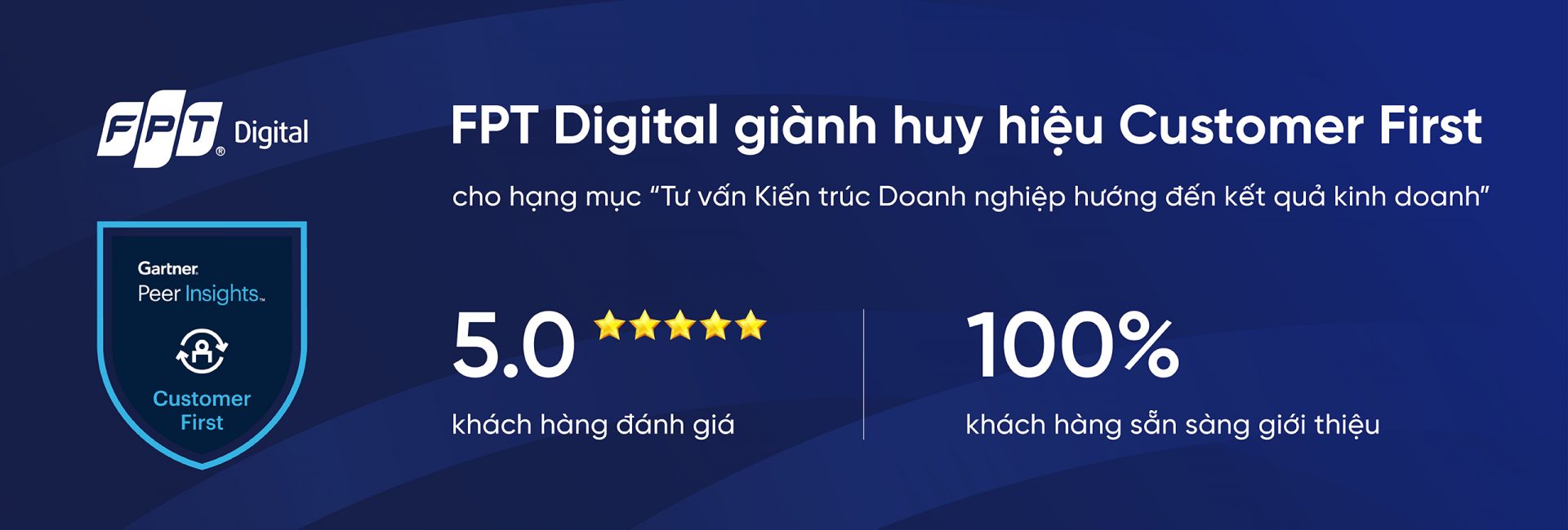 FPT Digital wins “Customer First” badge from Gartner Peer Insights™