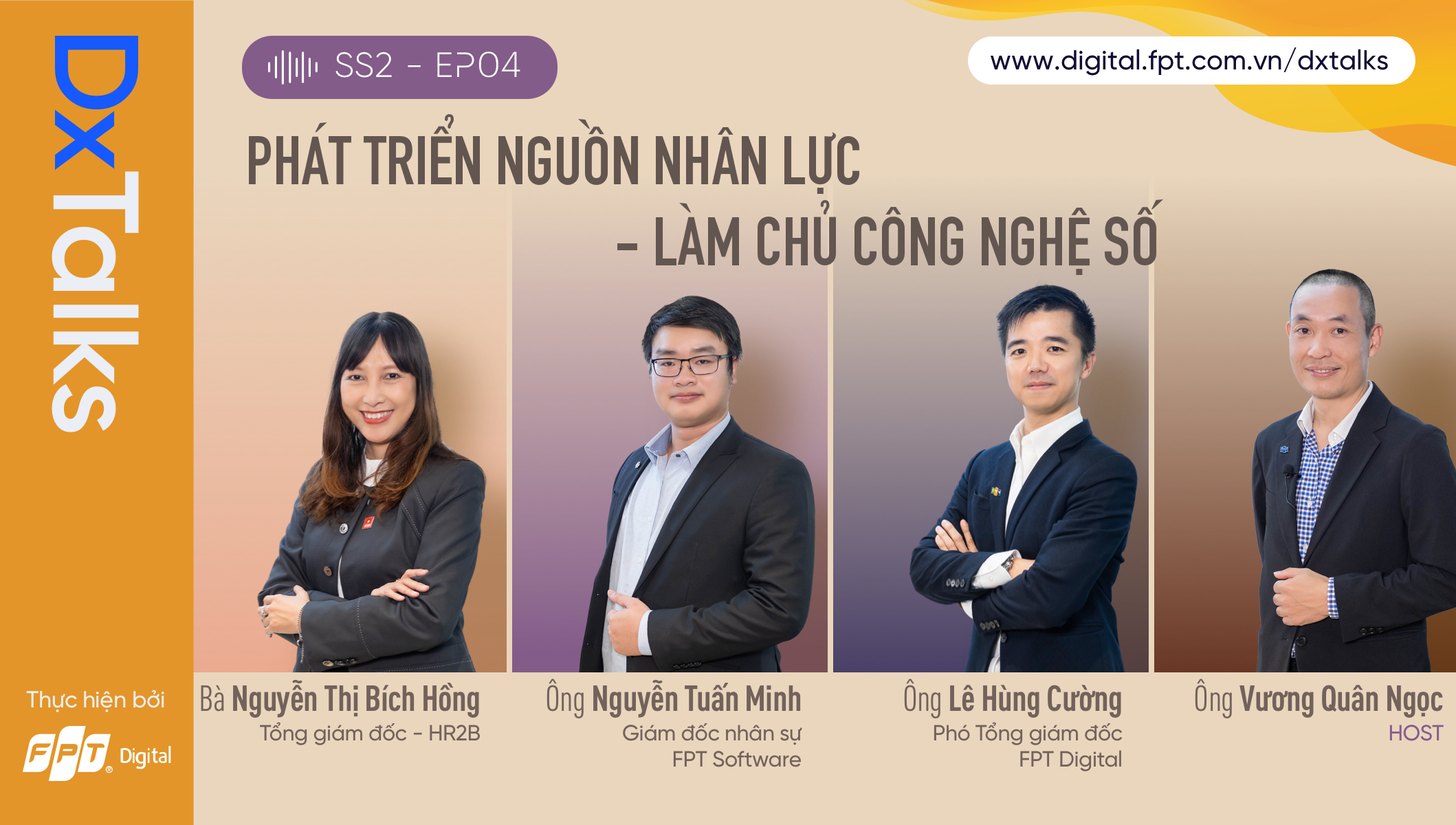 nhân lực số, công nghệ số, lê hùng cường, vương quân ngọc, DxTalks