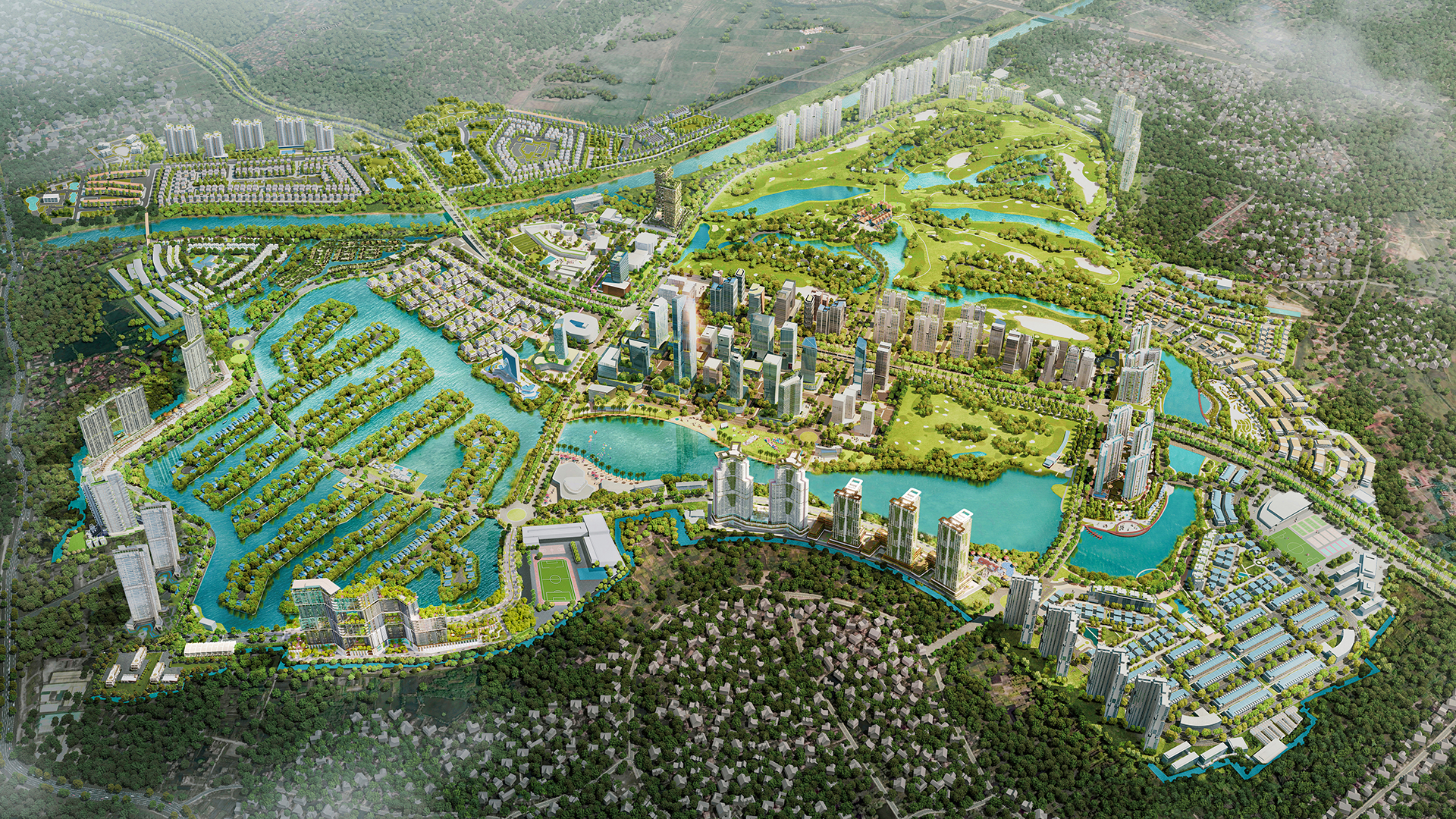 Khu đô thị xanh Ecopark - Hưng Yên - Việt Nam
