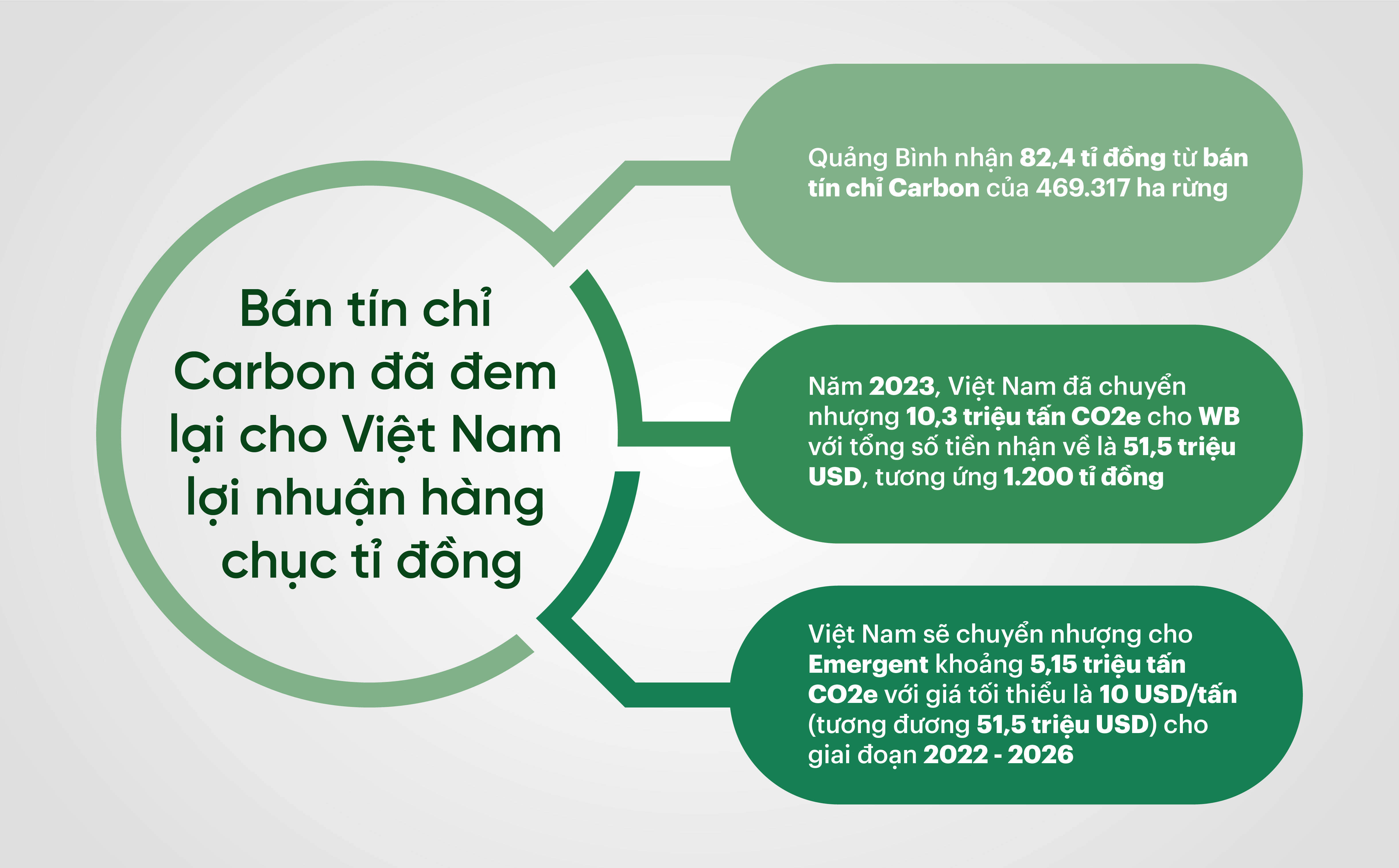 Bán tín chỉ Carbon đã đem lại cho VN lợi nhuận hảng chục tỉ đồng