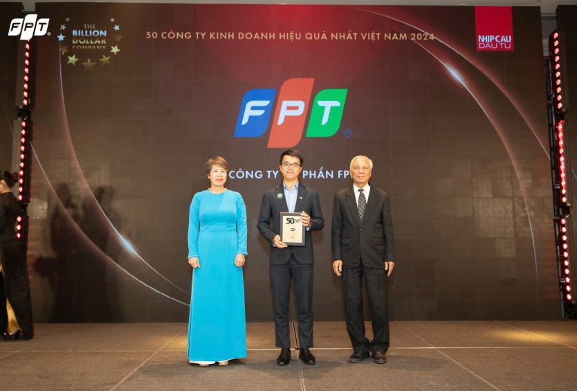 FPT lần thứ 13 liên tiếp đứng trong Top 50 Công ty kinh doanh hiệu quả nhất Việt Nam