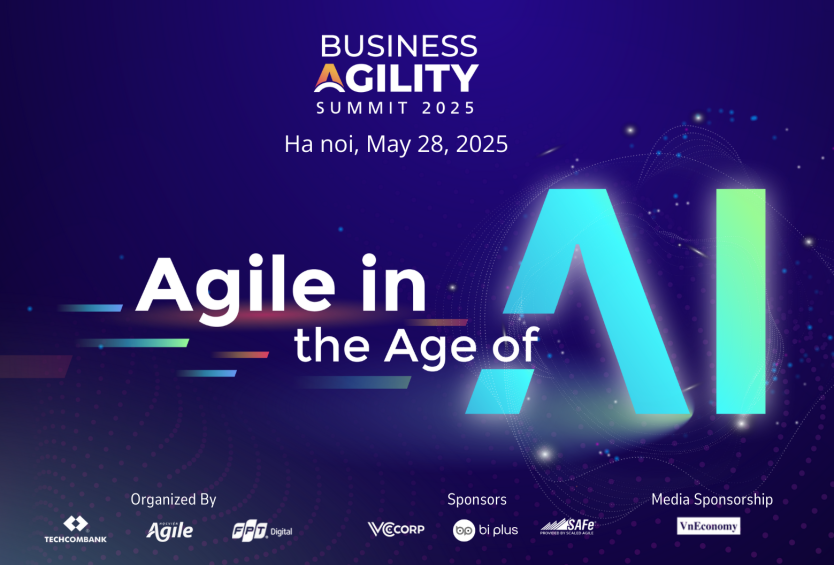 Sáng Tạo Tư Duy Agile Trong Kỷ Nguyên AI: FPT Digital Đồng Hành Cùng Học Viện Agile Tại “Business Agility Summit 2025”
