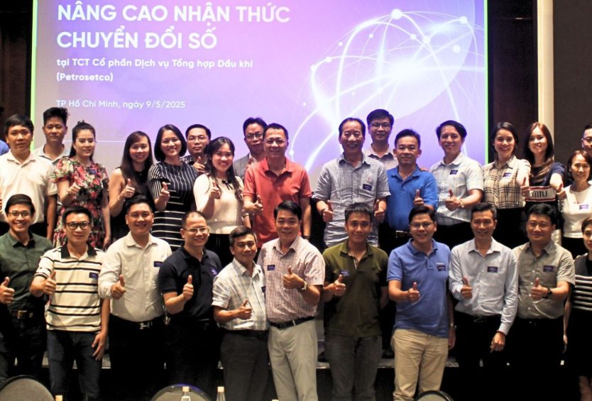 PETROSETCO phối hợp cùng FPT triển khai hội thảo đào tạo “Chuyển đổi số trong doanh nghiệp” hướng tới phát triển bền vững và hiệu quả