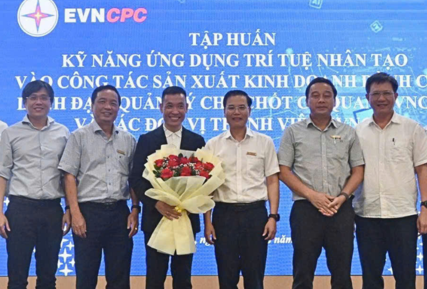 EVNCPC tổ chức chương trình tập huấn kỹ năng ứng dụng trí tuệ nhân tạo vào công tác sản xuất kinh doanh
