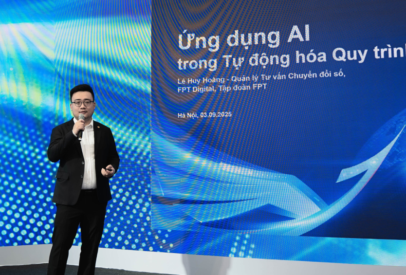 FPT Digital chia sẻ về Ứng dụng AI trong tự động hóa quy trình doanh nghiệp tại Triển lãm thành tựu 80 năm