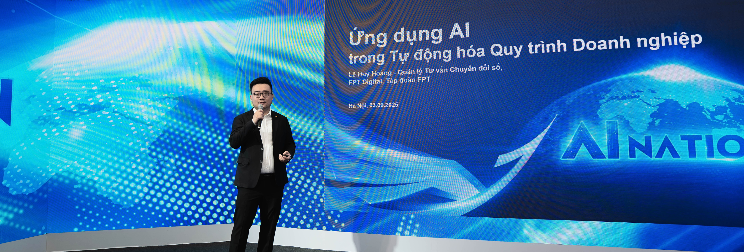 FPT Digital chia sẻ về Ứng dụng AI trong tự động hóa quy trình doanh nghiệp tại Triển lãm thành tựu 80 năm