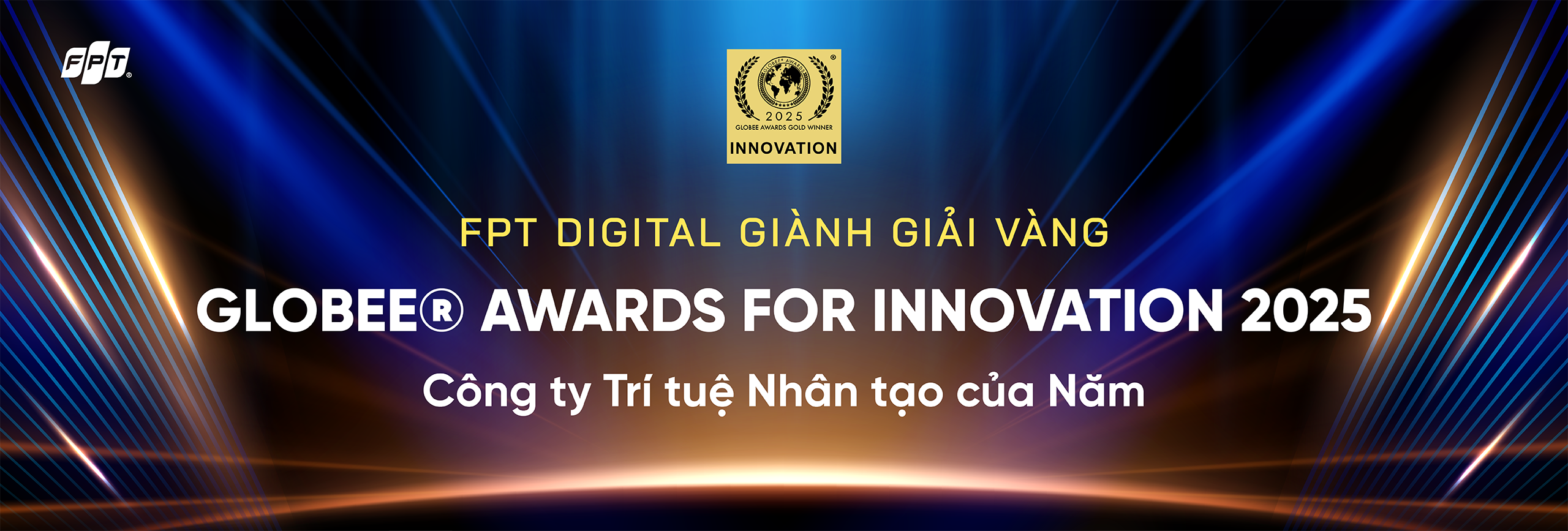 FPT Digital đạt giải Gold Doanh nghiệp Trí tuệ nhân tạo của Năm tại Globee® Awards 2025