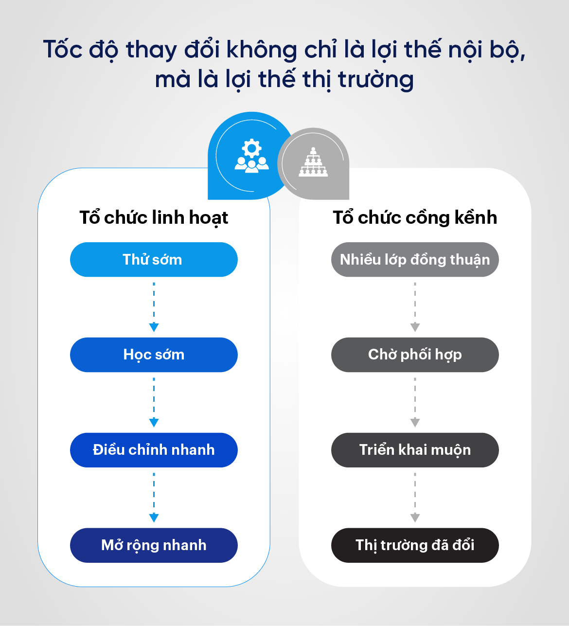 Tốc độ thay đổi không chỉ là lợi thế nội bộ, mà là lợi thế thị trường