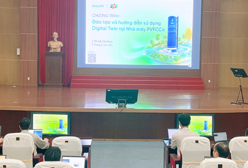 FPT và PVFCCo-Phú Mỹ hoàn thành triển khai Digital Twin tại Nhà máy Đạm Phú Mỹ